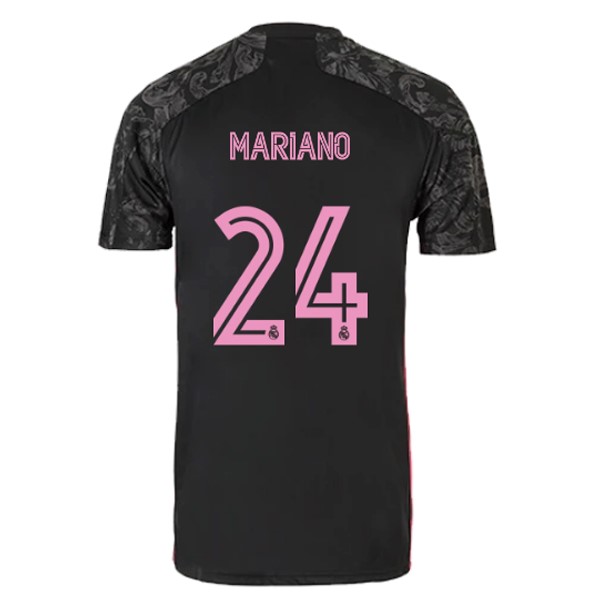 Camiseta Real Madrid Tercera equipo NO.24 Mariano 2020-2021 Negro